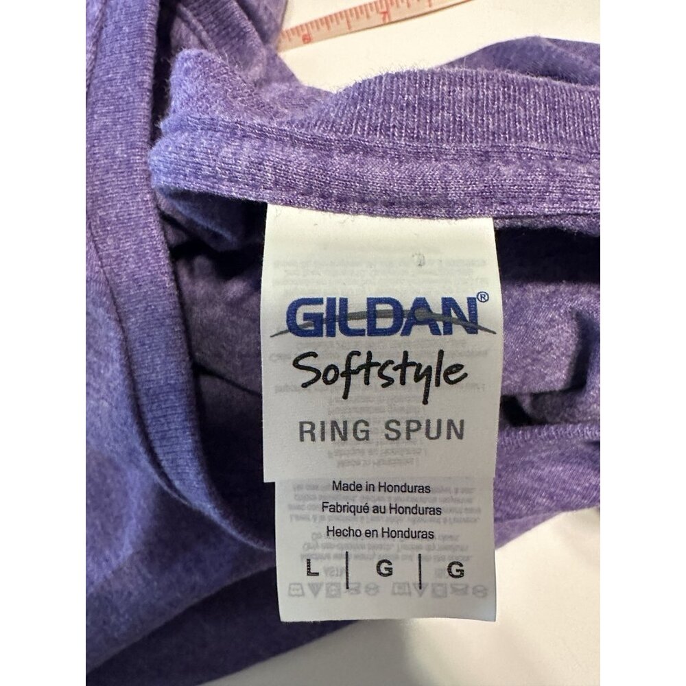 Starbucks Coffee Pride June Purple woman’s Large V-Neck T-Shirt Rainbow Logo - Picture 7 of 7